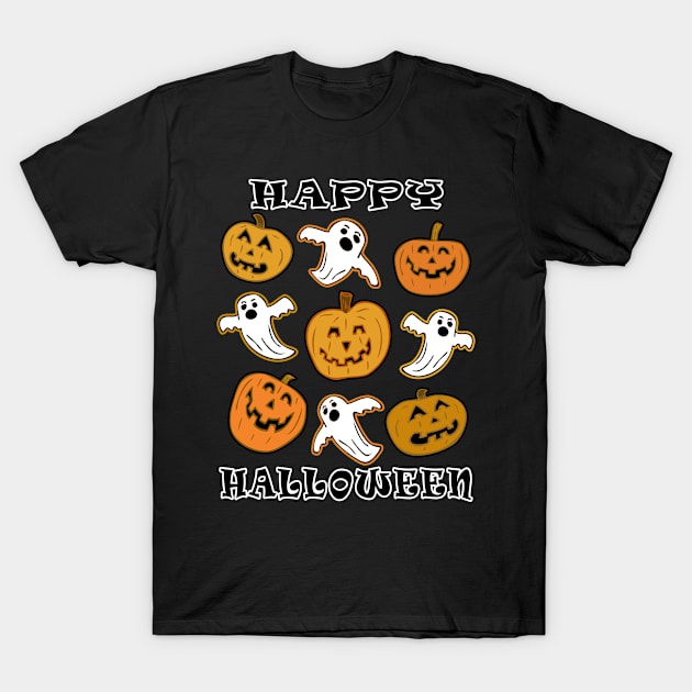 Happy Halloween #3 T-Shirt by RockettGraph1cs